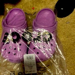 Cute classic glitter clog- orchid